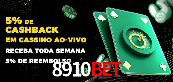 Promoções do cassino ao Vivo 8910bet